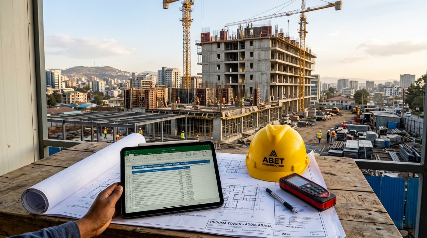 2026 Addis Ababa Construction Cost Breakdown: Comprehensive BOQ & Material Estimating for G+2 Buildings